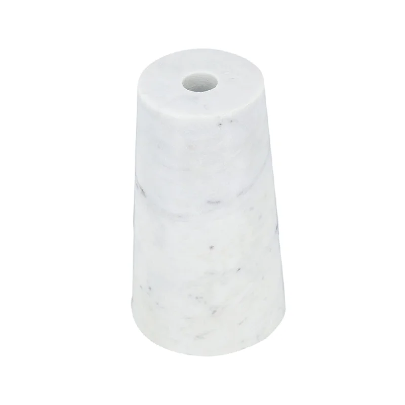 Elegant glass vases for decoration -Marble Candle Holder - Flower Vase