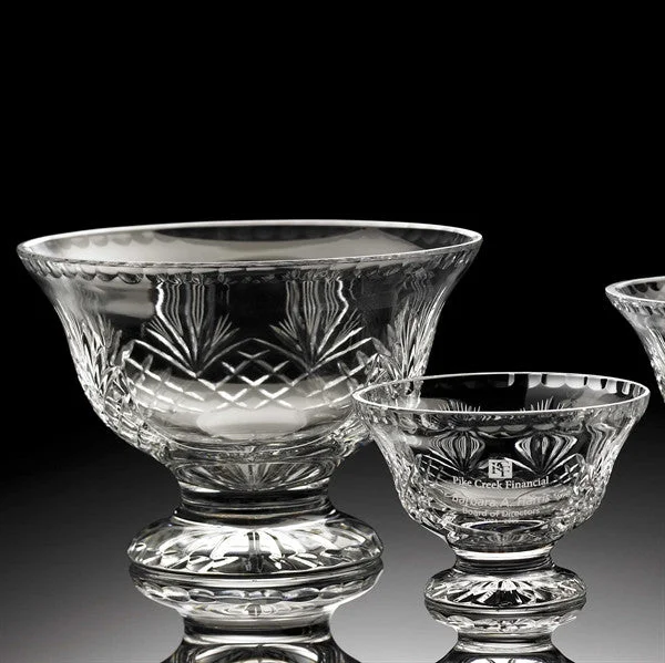 Clear vases for modern home decoration -Medinah Crystal Bowl