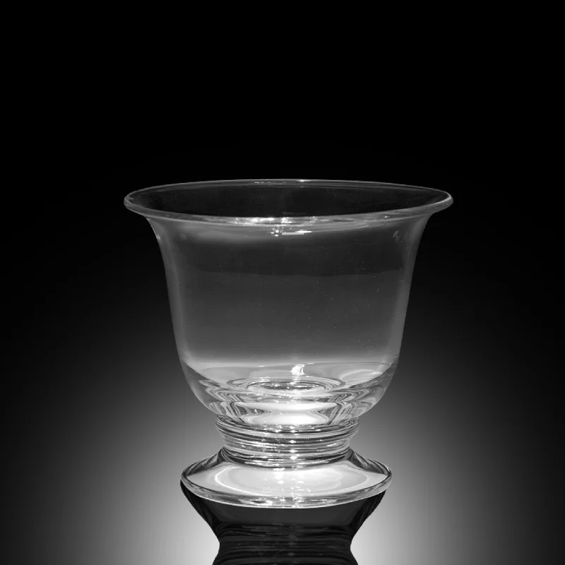 Affordable flower vases online -Richland Pedestal Crystal Bowl