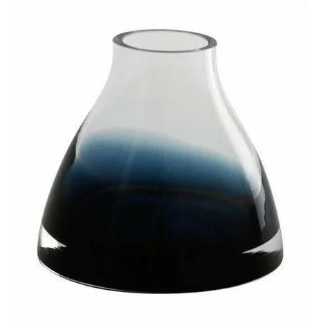 Modern glass vases for event decorations -Ro Collection No. 1 Flower Vase øxh 13 X12, Indigo Blue