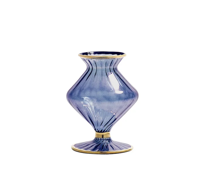 Elegant vases for modern flower arrangements -Scallop Bud Vase