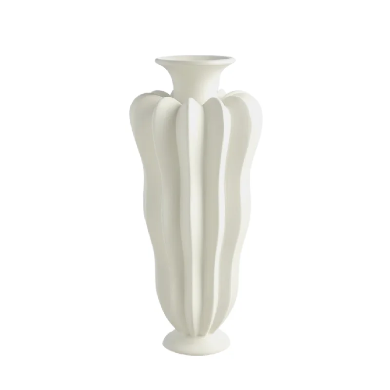 Tall glass vases for modern home decor -Spicchi Line Vase