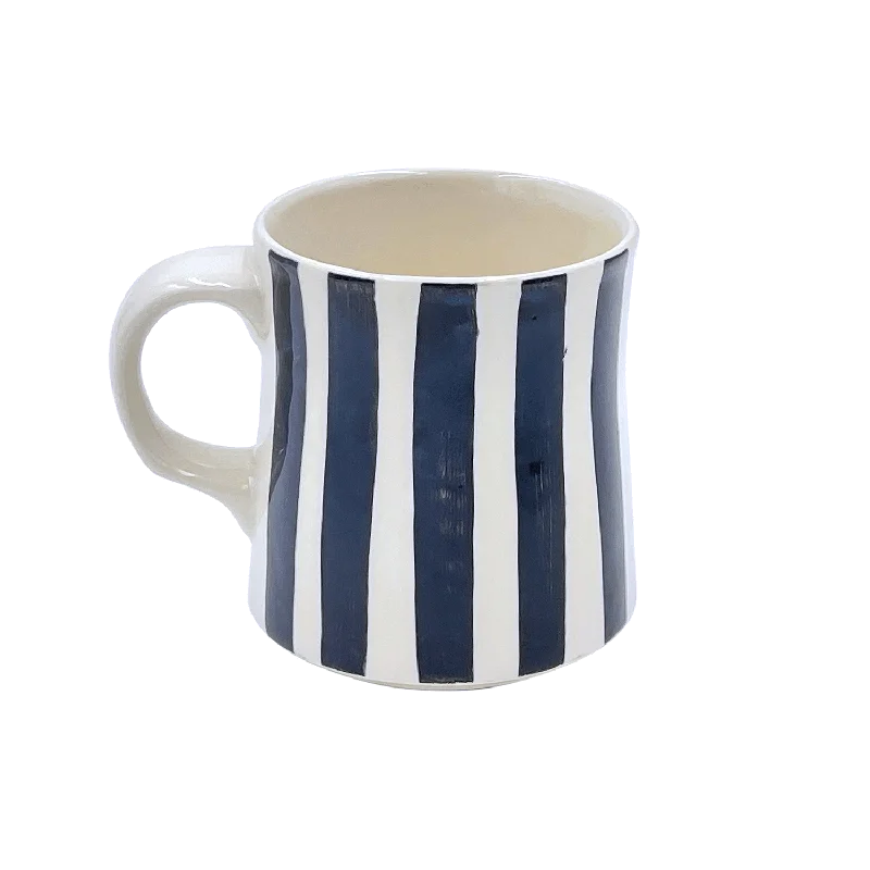 classic tea mugs for home-Black Stripes Mug