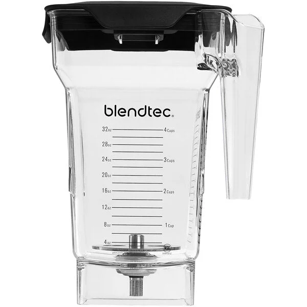 sustainable coffee mugs-Blendtec FourSide 40-611-60 75 oz. Clear Frothing Jar with Hard Lid