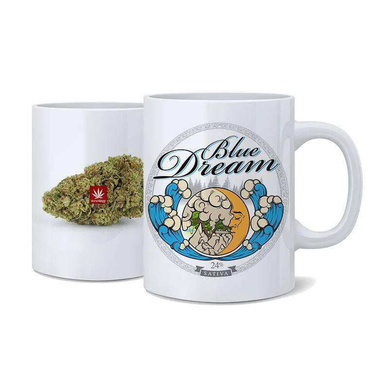 double wall insulated mugs-BLUE DREAM NUG MUG