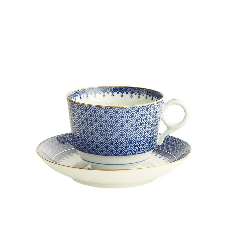 funny mugs for coworkers-Lace Tea Cup & Saucer