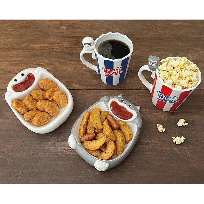 best mugs for gifts-DECOLE Home Cinema Party Popcorn Mug/Snack Bowl