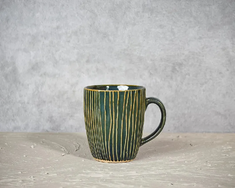 unique mugs for birthday gifts-Electric Green Ceramic Coffee Mug  | 260 ml