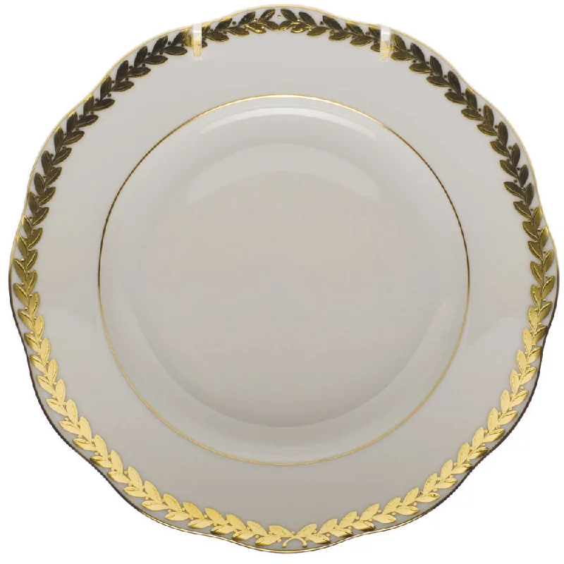 reusable mugs with lids-Golden Laurel Salad Plate