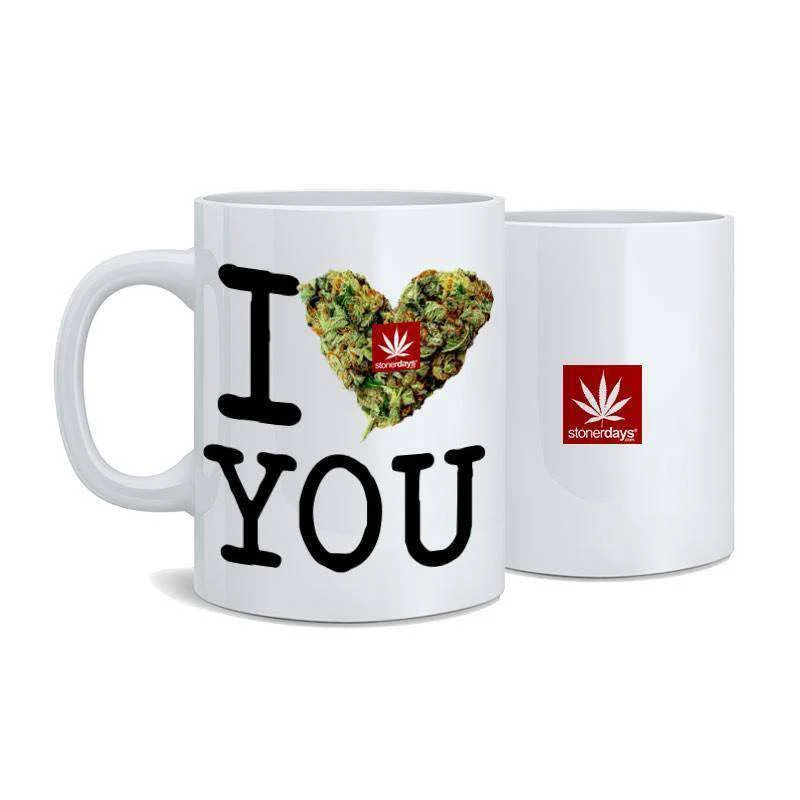 modern tea mugs for gifts-I BUD YOU NUG MUG