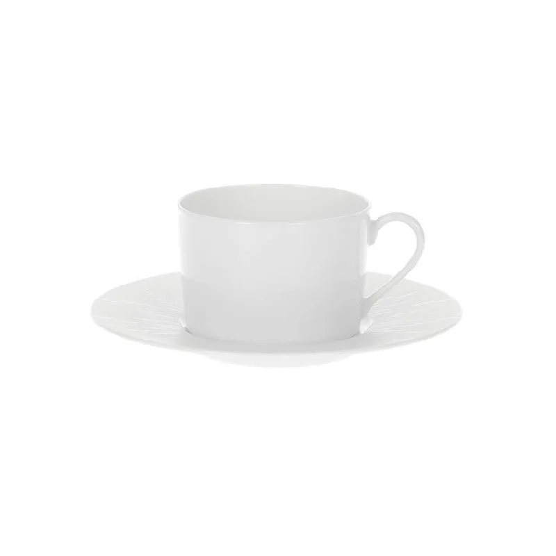 minimalist mugs for coffee-Infini Tea Cup & Saucer