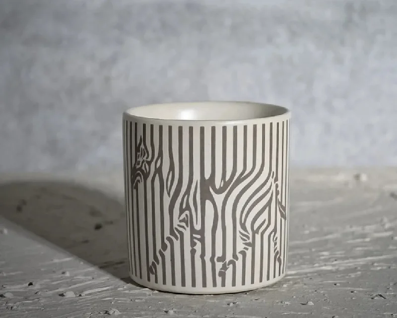 eco friendly coffee mugs-Monochromatic Design Ceramic Coffee Mug | 260 ml