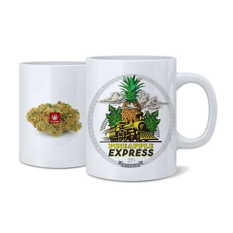 reusable stainless steel mugs-PINEAPPLE KUSH NUG MUG