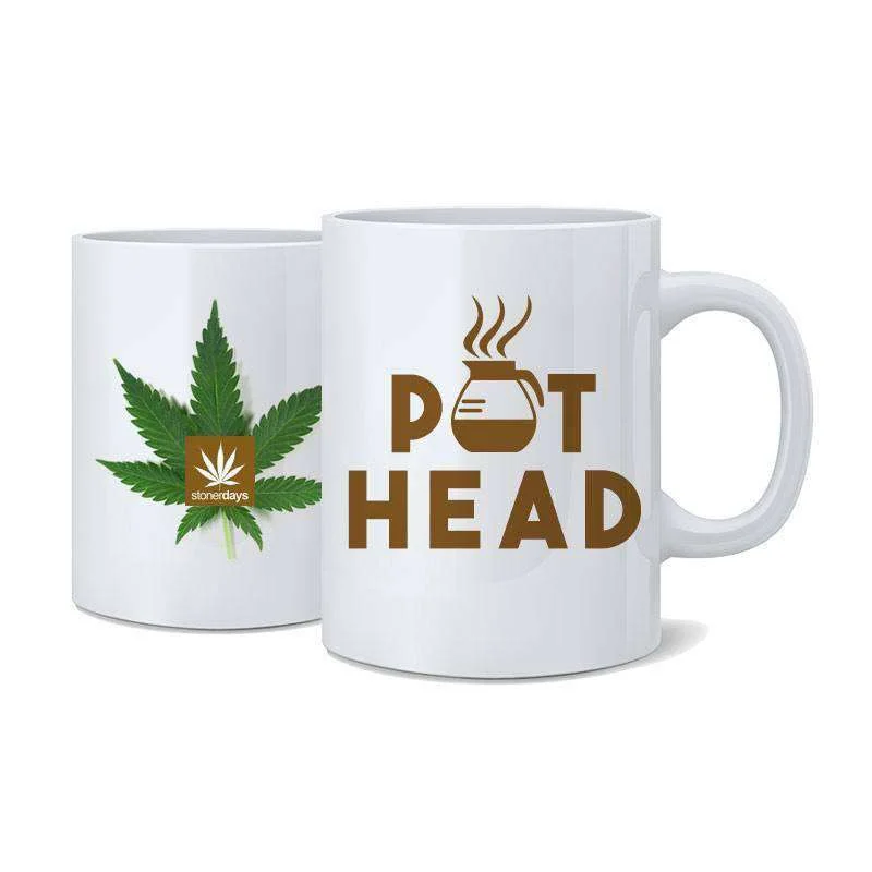 unique mugs for birthday gifts-Pot Head Nug Mug