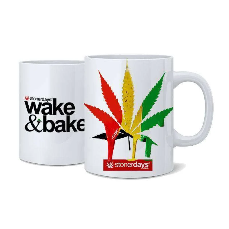 travel cups for hot beverages-Rasta Wake & Bake Nug Mug