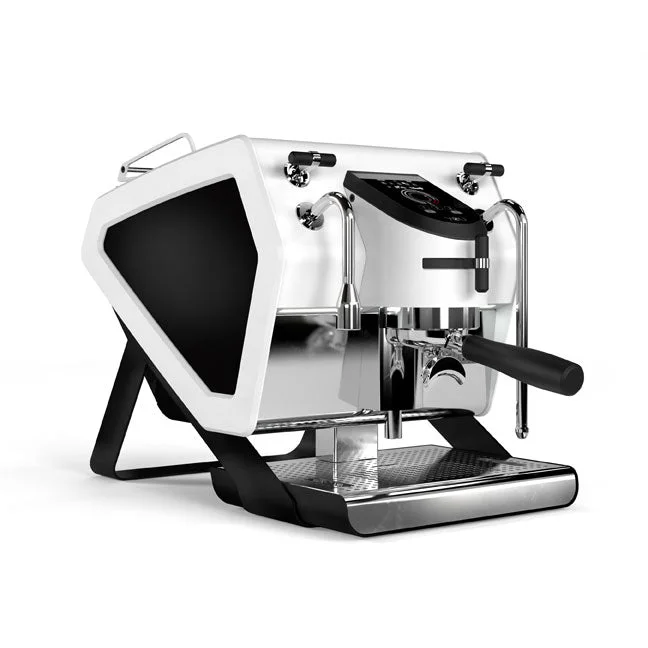 hand-crafted coffee mugs-Sanremo YOU Single Group Espresso Machine - White/Black