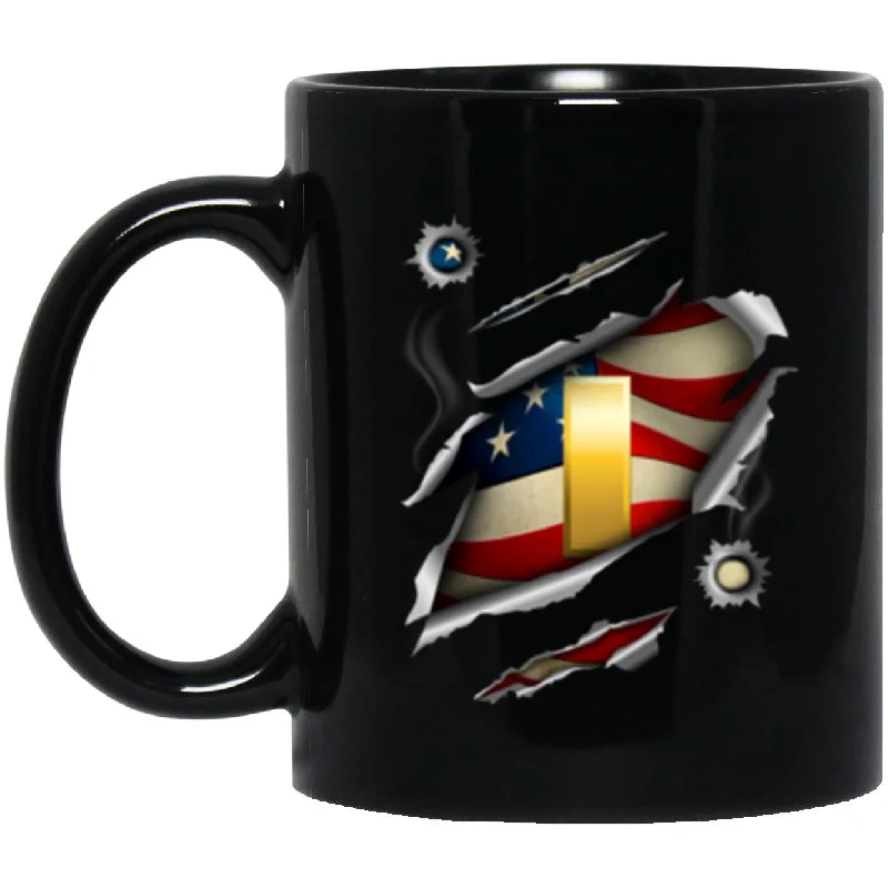 stylish coffee cups for home-US Air Force O-1 Second Lieutenant 2d Lt O1 Commissioned Officer Ranks 11oz - 15oz Black Mug