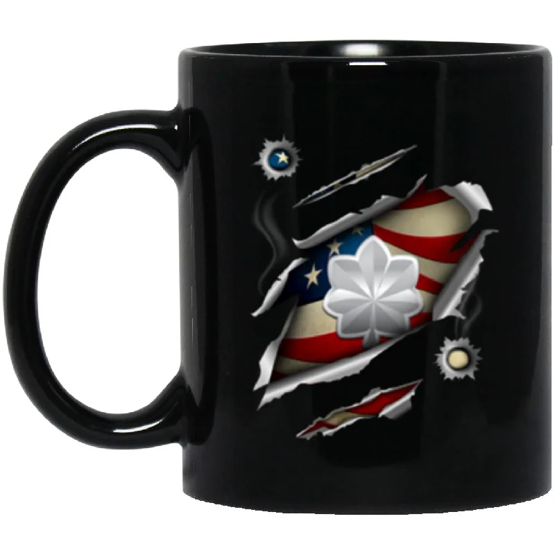 large custom mugs for events-US Air Force O-5 Lieutenant Colonel Lt Co O5 Field Officer Ranks 11oz - 15oz Black Mug