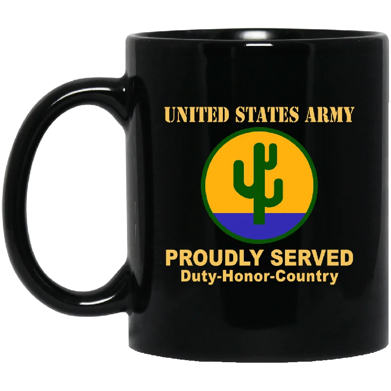 personalized mugs for friends-US ARMY 103 SUSTAINMENT COMMAND - 11 oz - 15 oz Black Mug