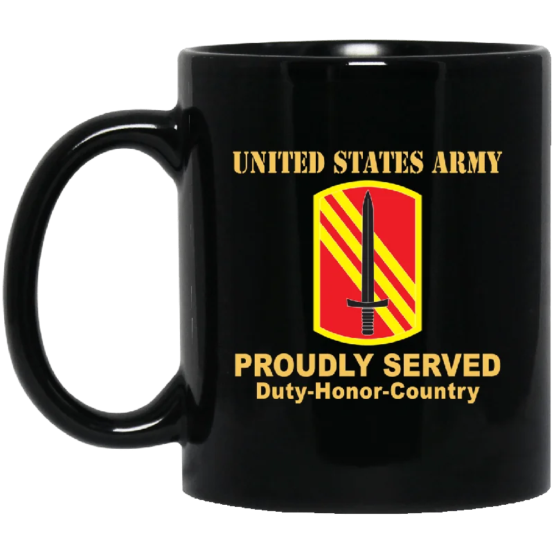 best coffee mugs for gifts-US ARMY 113 SUSTAINMENT BRIGADE- 11 oz - 15 oz Black Mug