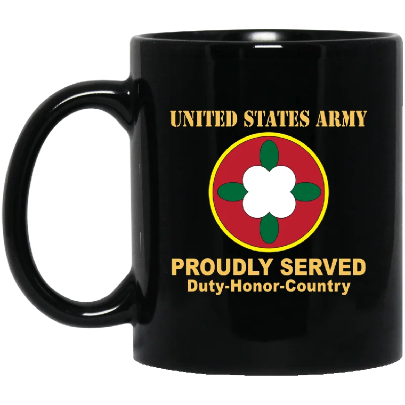 double wall travel mugs-US ARMY 184TH SUSTAINMENT COMMAND- 11 oz - 15 oz Black Mug