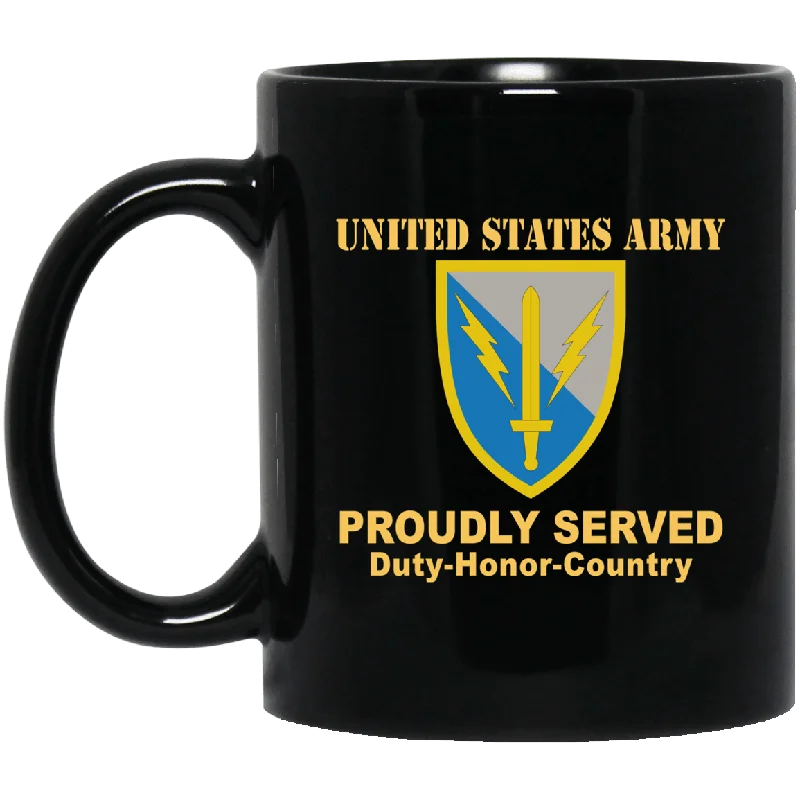 eco friendly coffee mugs-US ARMY 201 BATTLEFIELD SURVEILLANCE- 11 oz - 15 oz Black Mug