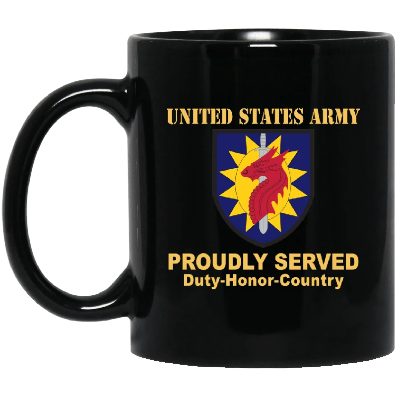 funny mugs for gifts-US ARMY 224 SUSTAINMENT BRIGADE- 11 oz - 15 oz Black Mug