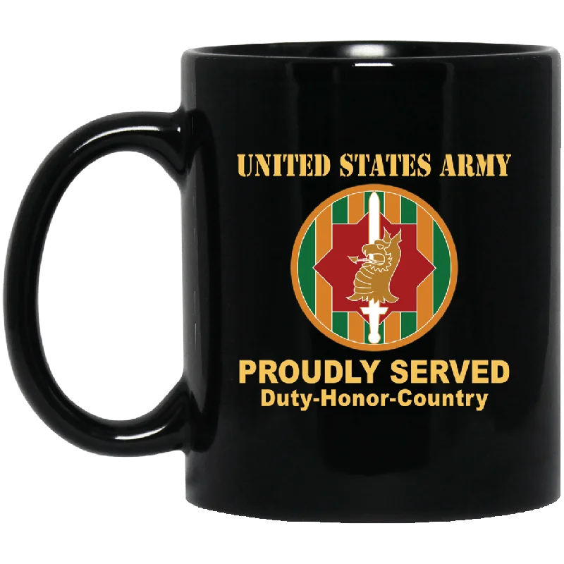 large capacity tea mugs-US ARMY 89TH MILITARY POLICE BRIGADE - 11 oz - 15 oz Black Mug