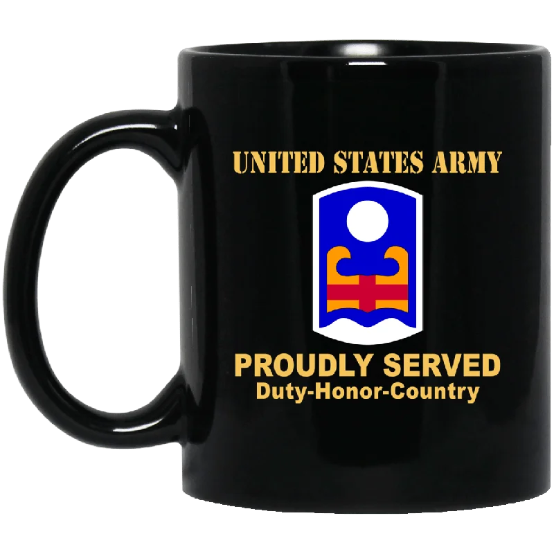 best mugs for tea drinkers-US ARMY 92 INFANTRY BRIGADE - 11 oz - 15 oz Black Mug