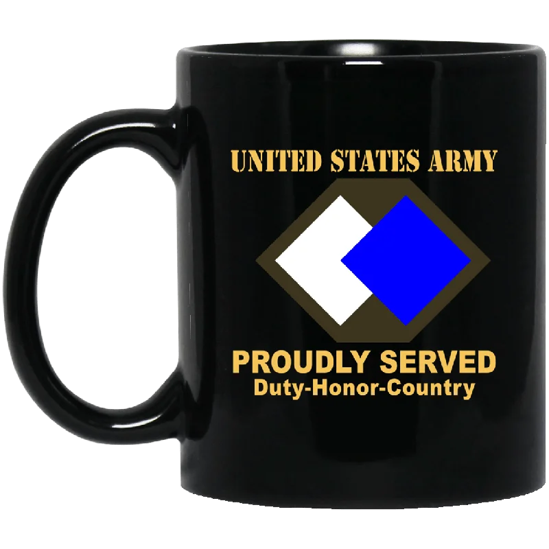 eco-friendly mugs for gifts-US ARMY 96TH SUSTAINMENT BRIGADE - 11 oz - 15 oz Black Mug