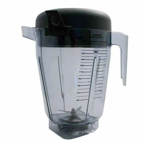 coffee mugs with unique shapes-Vitamix 15899 1.5 Gallon Clear TRITAN® Copolyester Blender Jar with Lid and Wet Blade Assembly for XL Vitamix Blenders