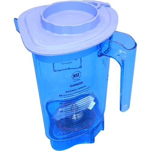 gift coffee mugs for friends-Vitamix 61024 48 oz. Blender Container with Blade and Lid - Blue