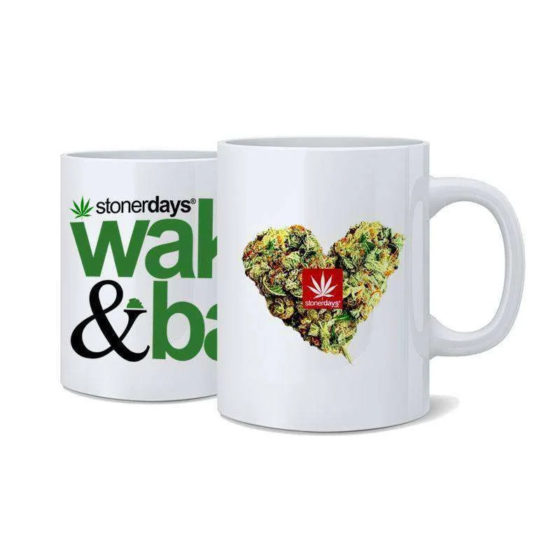 luxury coffee mugs for home-Wake & Bake Nug Mug