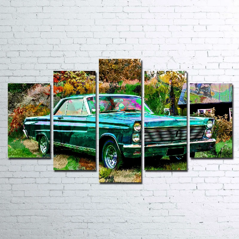 space art for home decor-1965 Mercury Comet Canvas Set