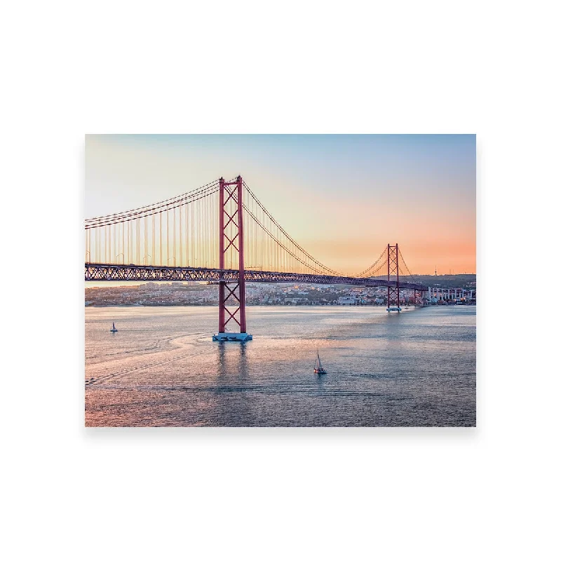 wildlife art canvas prints-25 de Abril Bridge