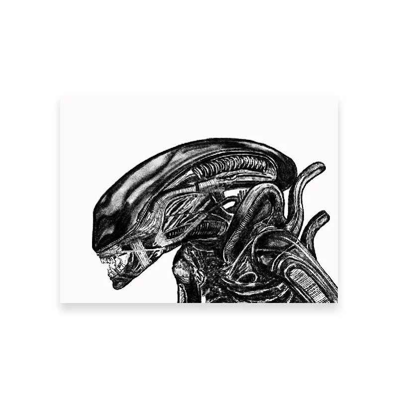 pop culture art prints-Alien