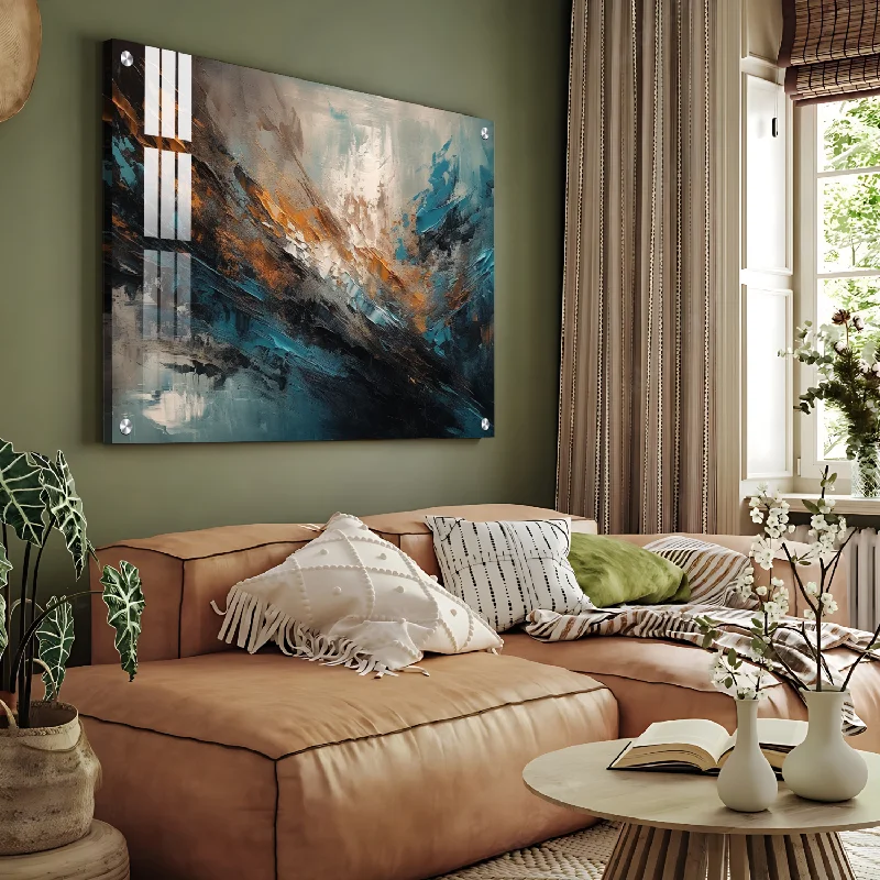 elegant art for living room-Artistic Colorful  Luxury Wall Art Painting