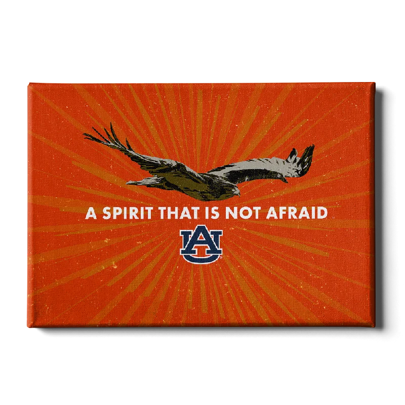 digital art prints for walls-Auburn Tigers - Retro A Spirit that is Not Afraid