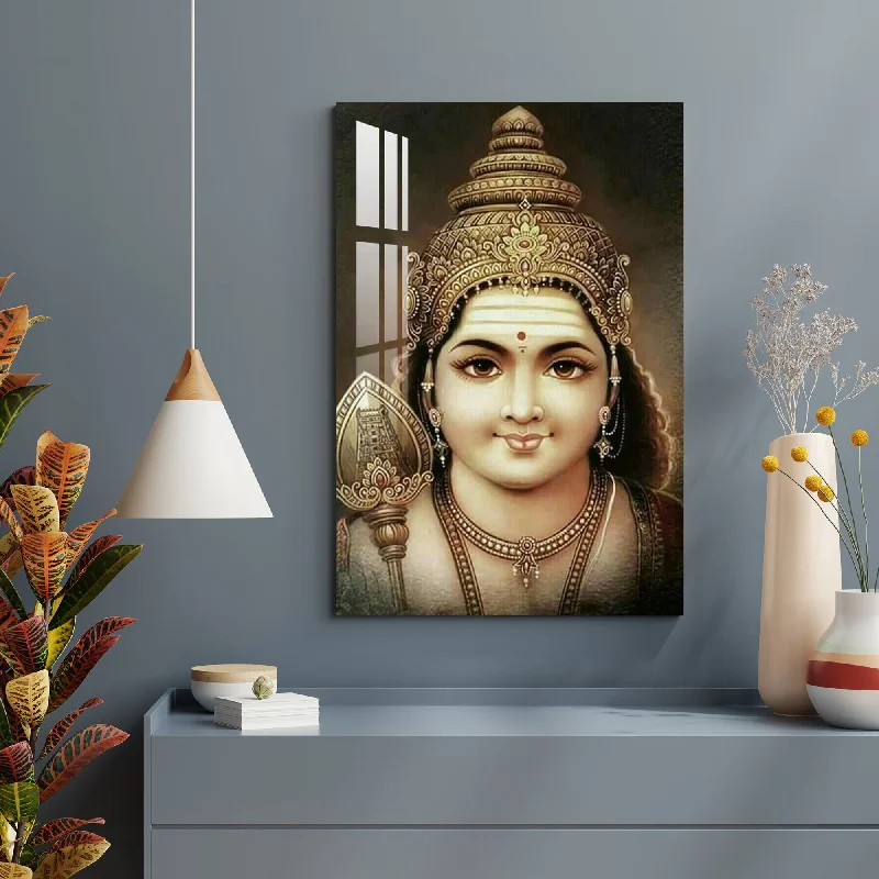 coastal home wall decor-Beautiful Murugan Acrylic Wall Art