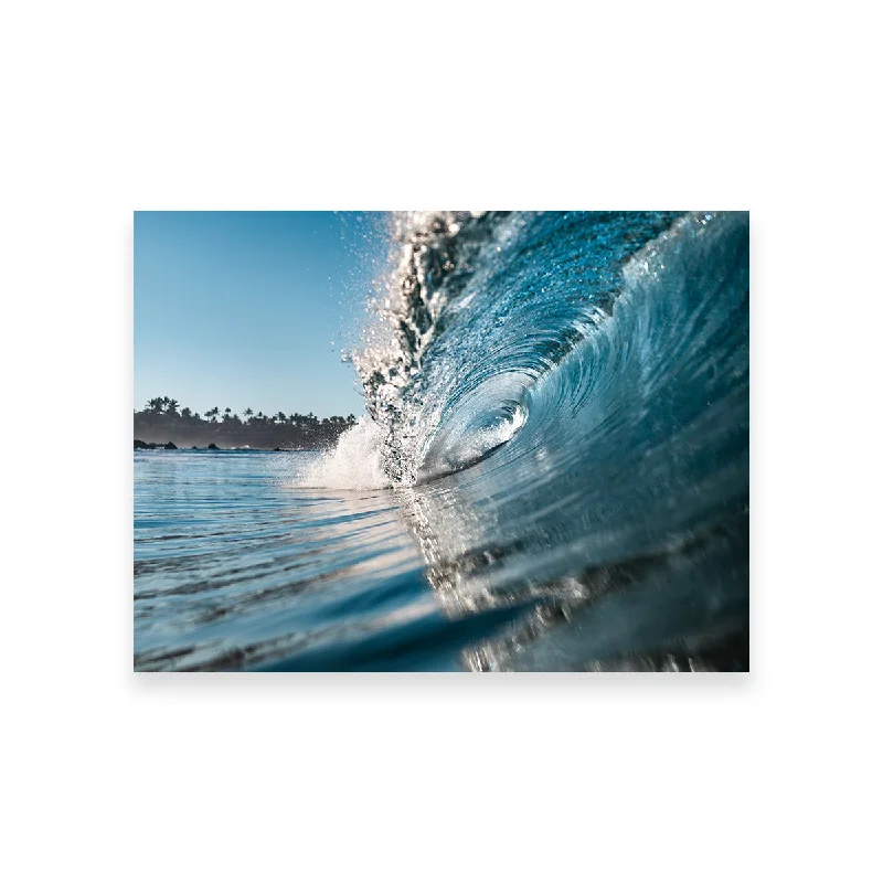 outdoor landscape wall art-Blue Wave