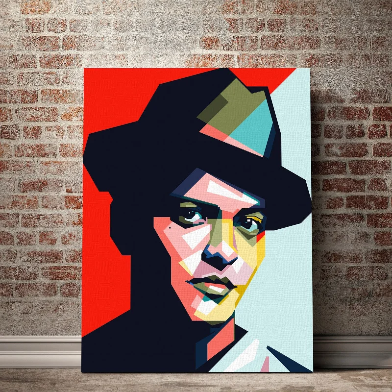 inspirational motivational canvas prints-Bruno Mars Superstar