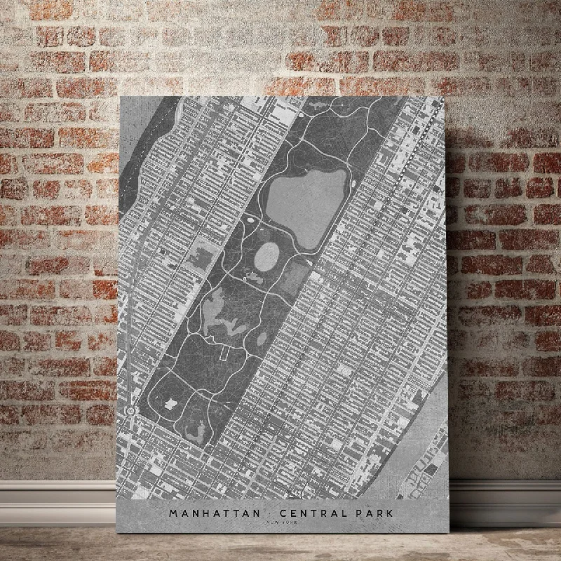 large minimalist art prints-Central Park