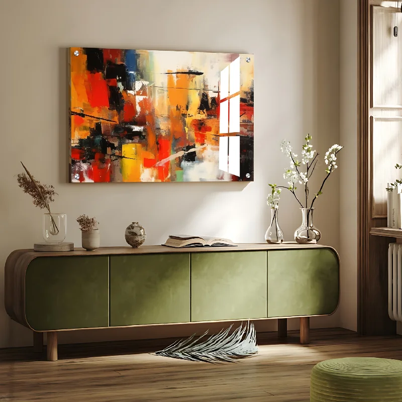 digital landscape paintings-Colorful Abstract Luxury Wall Art Painting