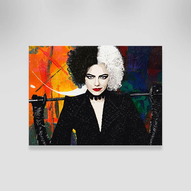 minimalist room wall decor-Cruella