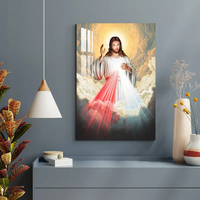 contemporary landscape wall art-Divine Mercy Acrylic Wall Art