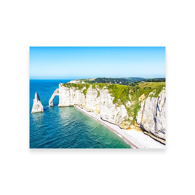 large colorful abstract art-Etretat