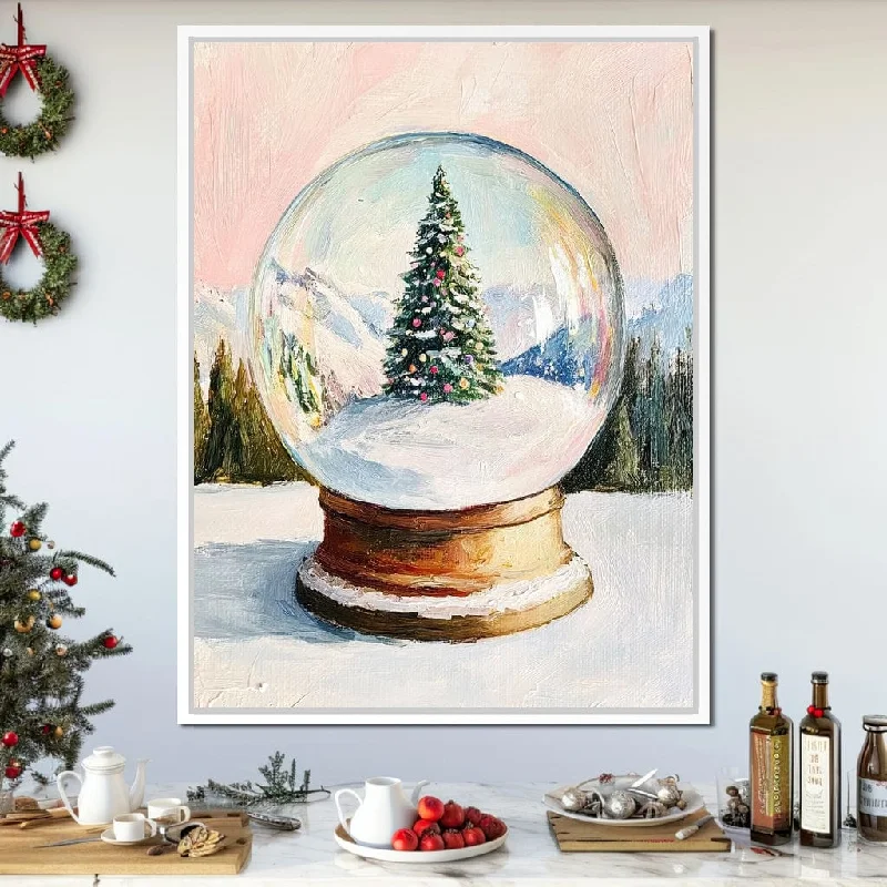 canvas print of nature scenes-Enclosed Christmas Tree