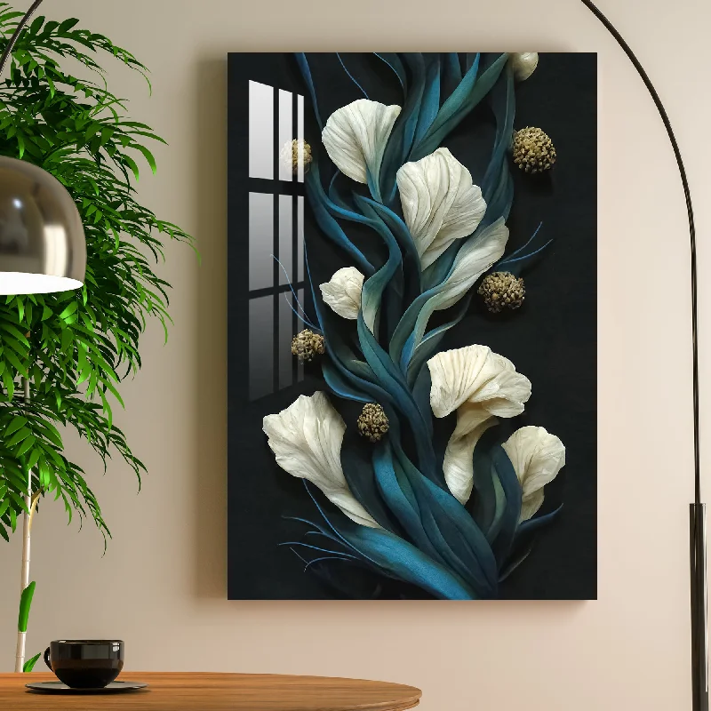 retro canvas wall art-Fascinating Flowers Acrylic Wall Art