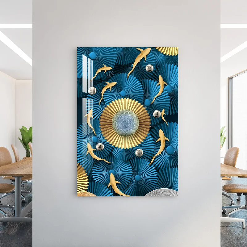 modern botanical wall art-Feng Shui Seascape Acrylic Wall Art