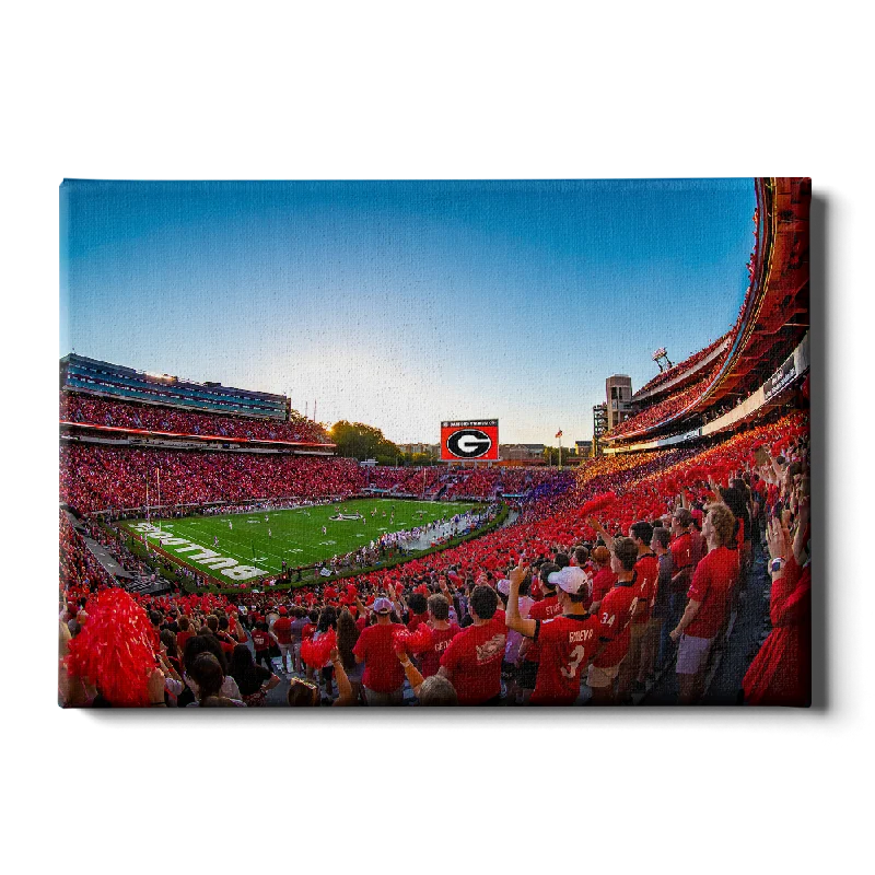 colorful modern wall decor-Georgia Bulldogs - Gooooo Georgia